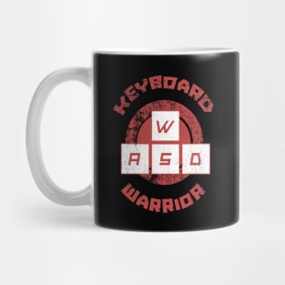 Keyboard Warrior (Red) Mug